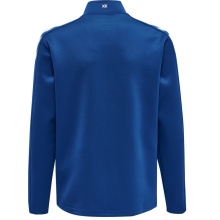 hummel Sport training jacket hmlCORE XK Poly Zip Sweat (polyester sweat fabric, front zipper) dark blue children