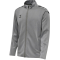 hummel Sport training jacket hmlCORE XK Poly Zip Sweat (polyester sweat fabric, front zipper) grey men