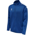 hummel Sport training jacket hmlCORE XK Poly Zip Sweat (polyester sweat fabric, front zipper) dark blue men