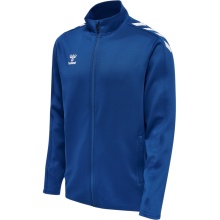 hummel Sport training jacket hmlCORE XK Poly Zip Sweat (polyester sweat fabric, front zipper) dark blue men