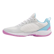 Hummel Hallen Indoor Court Shoes Speed Court White/Mauve Men's