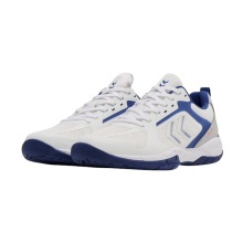 Hummel Hallen Indoor Court Shoes Speed Court White/Blue Men's