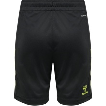 hummel Sports Shorts hmlCORE XK Poly Shorts (robust double knit, without side pockets) Short black/lime green Children