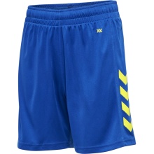 hummel Sports Shorts hmlCORE XK Poly Shorts (durable double knit, without side pockets) Short blue/yellow Kids