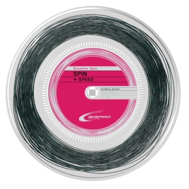 IsoSpeed Tennis String Baseline Spin+Speed black 200m roll