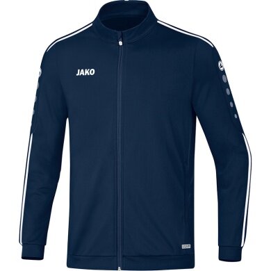 JAKO Training Jacket Striker 2.0 (100% Shiny-Polyester-Tricot) dark blue/white Children