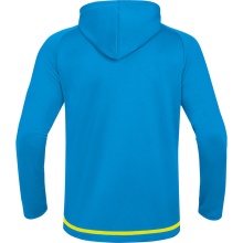 JAKO Hooded Jacket Striker 2.0 blue/neon yellow Kids