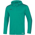 JAKO Hooded Jacket Striker 2.0 turquoise/anthracite Women