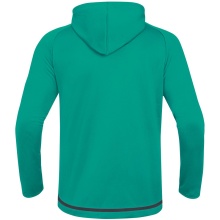 JAKO Hooded Jacket Striker 2.0 turquoise/anthracite Kids