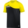 JAKO Sport T-shirt Competition 2.0 black/neon yellow Boys