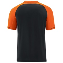 JAKO Sport T-shirt Competition 2.0 black/neon orange Boys