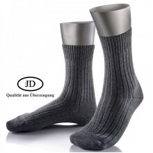 JD Work Sock Bundeswehr Crew (for safety shoes and work boots) grey - 1 pair