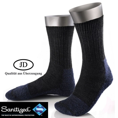 JD Work Sock Crew Sanitized (for safety shoes and work boots) anthracite gray - 1 pair