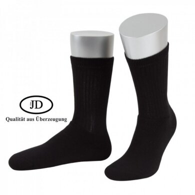 JD Tennis Sock Crew Classic black - 1 pair