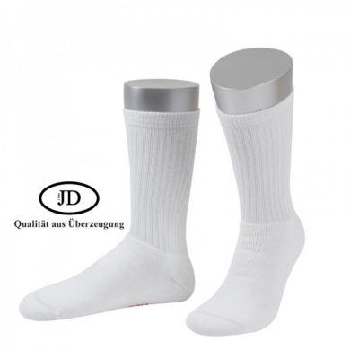 JD Tennis Sock Crew Classic white - 1 pair