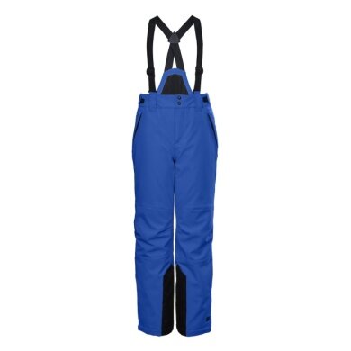 Killtec Winter Ski Pants KSW 79 (waterproof, breathable, PFC-free, snow guard, edge protection) neon blue Kids