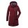 Killtec Winter coat with detachable hood (waterproof and windproof, Parka) burgundy Women