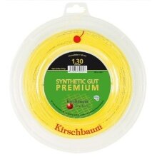 Kirschbaum Tennis String Synthetic Gut Premium (Allround+Durability) gold 200m Roll