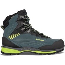 Lowa Hiking Shoes Cadin II Mid GTX (Approach, Waterproof) Steel Blue/Lime Men