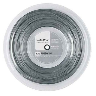 Luxilon Tennis String Adrenaline (Durability) silver 200m roll