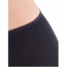 Medima Underwear Waist Slip (Angora and Wool) black Women (Size S-L)