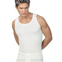 Medima Underwear Sleeveless Vest (40% Angora and Wool) White Men (Size XL-XXL)