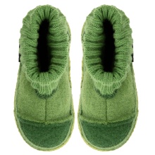 Nanga Slippers Tal - 100% Merino Wool - green (Size 41-42)