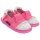 Nanga House Shoes Slipper Mountain - 100% Virgin Wool - Pink/Grey Children/Teenagers (Size 31-35)