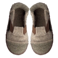 Nanga House Shoes Slipper Mountain - 100% Virgin Wool - natural Children/Youth (Size 31-35)