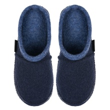 Nanga Slippers Summit - 100% Wool - Navy Blue (Size 43-46)