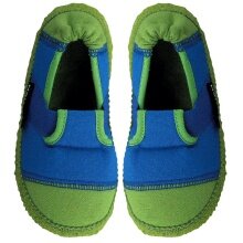 Nanga House Shoes Slipper Velcro 06 blue/green Kids (Size 31-35)