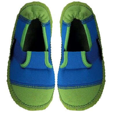 Nanga House Shoes Slipper Velcro 06 blue/green Kids (Size 31-35)