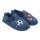 Nanga Slippers Footballer - 100% Organic Cotton - Blue Toddlers/Kids (Size 23-25)