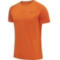 Newline Sport T-shirt Core Running - breathable, lightweight - orange Men