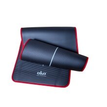 oko fitness/yoga mat (reinforced) black/red 183x61x1.5cm