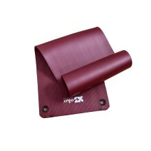 oko fitness/yoga mat (with eyelets) burgundy 180x60x1.5cm