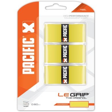 Pacific Overgrip Le Grip 0.50mm yellow 3-pack