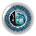 Polyfibre Tennis String Hexablade (Spin+Control) blue 200m roll