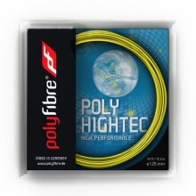 Polyfibre Tennis String Poly Hightec (Durability) yellow 12m Set