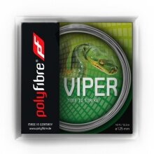 Polyfibre Tennis String Viper (Durability+Touch) silver 12m Set