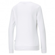 Puma Leisure Long Sleeve Shirt Essentials Logo (Mixed Fabric) White Women