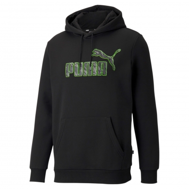 Puma Hoodie Graphic Big Logo Hoodie - Cotton, lined - black Men