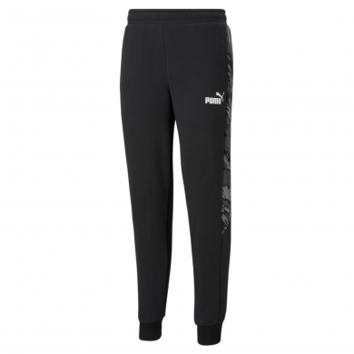 Puma Leisure Jogging Pants Graphic Sweat Pants - Cotton, lined - black Men