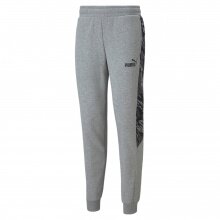 Puma Leisure Jogging Pants Graphic Sweat Pants - Cotton, lined - grey Men