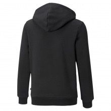 Puma Leisure Hoodie Graphic Logo - Cotton, lined - black Boys