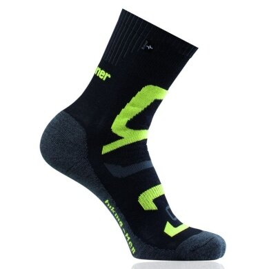 Rohner Trekkingsocke Hiking black/lime Men - 1 Pair