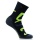 Rohner Trekkingsocke Hiking black/lime Men - 1 Pair