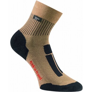 Rohner Hiking Sock Trek'n Travel (Trekking) beige-brown Men - 1 Pair