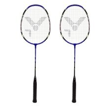 Victor Badminton racket AL2200 blue - strung - <b>( 2-pack SET ) </b>