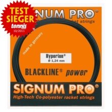 Signum Pro Tennis String Hyperion (Durability+Power) black 12m Set